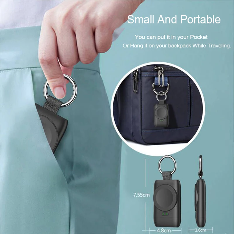 charger for galaxy watch active 2 1400mah power bank wireless charging for samsung galaxy watch 34 gear s3 portable magnetic free global shipping