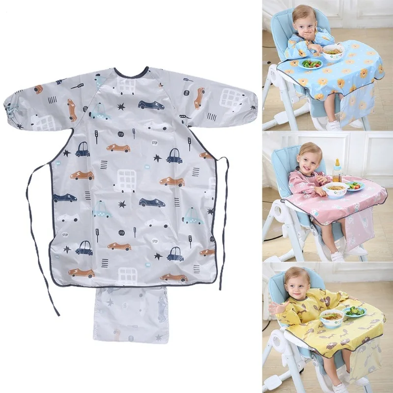 

1 Pc Newborns Bib Table Cover Baby Dining Chair Gown Waterproof Saliva Towel Burp Apron Food Feeding Accessories