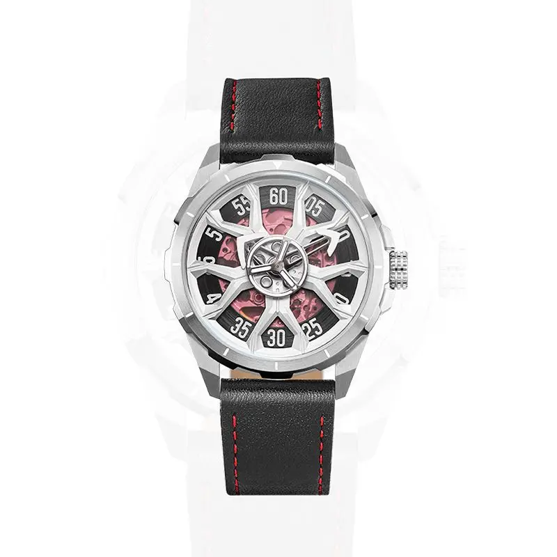 

Watch Men's Sports Industrial Style Imported Hollow Automatic Mechanical Movement Large Dial Watch Men