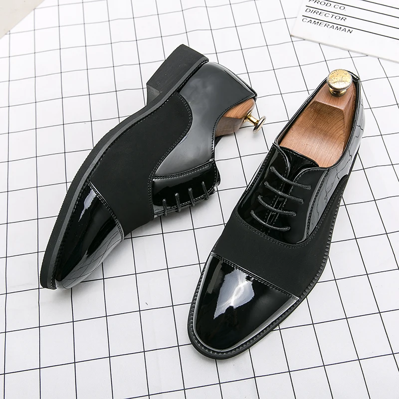 Деловые деловые кожаные туфли высокого качества