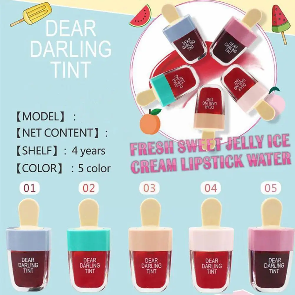 

5 шт./набор, водостойкий блеск для губ в Корейском стиле