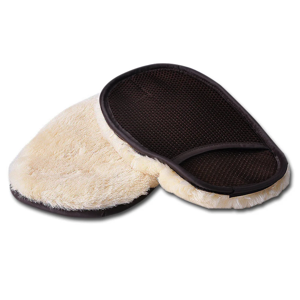 

Варежка для мытья автомобиля, шерстяная микрофибра, перчатка для чистки автомобиля, для мотоцикла, восковая полировка, губка для мытья, уход...