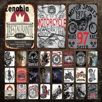 motorcycle metal signs speed race metal poster motorcycle free life freedom club decorative iron painting tin sign plate plaque