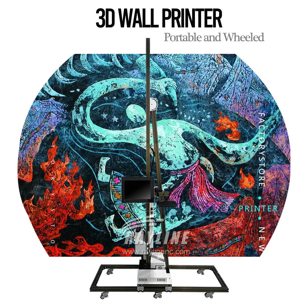 Струйные 3D-принтеры для покраски стен/пола/стекла/дерева/керамики/бумаги/MetaI