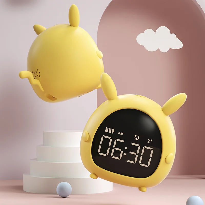 

Alarm Clock Kids Child Children Sleep Bedside Alarm Clock Digital Wake Up Temperature Snooze Timer Clock for Bedroom/Table/Desk