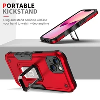 new shockproof bumper armor case for apple iphone 13 11 12 pro max 14 mini xs max xr x 8plus magnetic ring holder phone cover