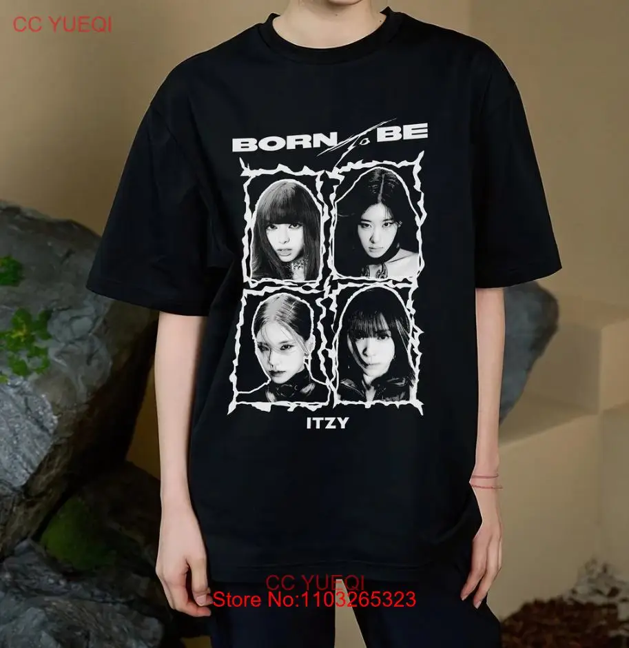 Футболка ITZY Born to be 2nd концерт мирового турне футболка Itzy с графическим рисунком в
