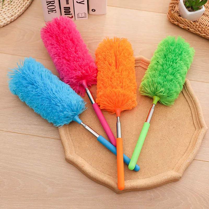 

2021 Adjustable Microfiber Dusting Brush Extend Stretch Feather Home Duster Air-condition Car Furniture Household Cleaning Brush