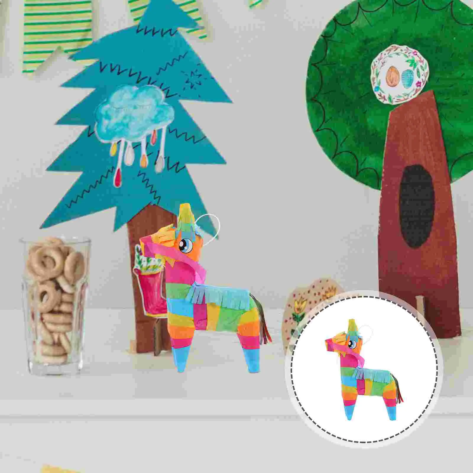 

Supplies Pinata Child Dining Room Table Decor Fiesta Party Paper Children's Toy