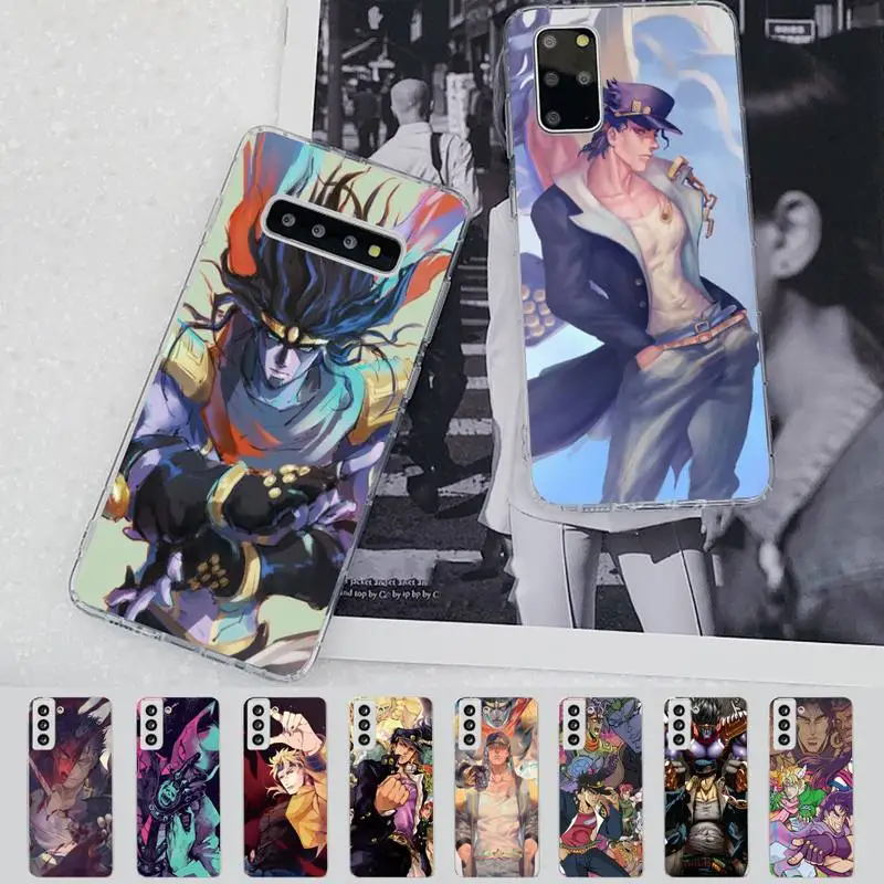 

JoJo's Bizarre Adventure Phone Case for Samsung S21 A10 for Redmi Note 7 9 for Huawei P30Pro Honor 8X 10i cover