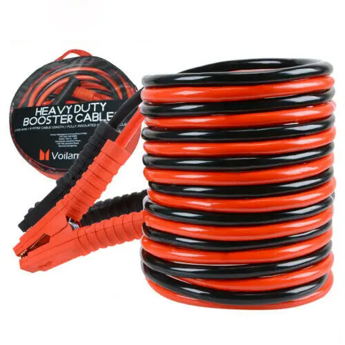

50mm 20FT 3000AMP Heavy Duty Booster Jumper Cables 0Gauge Starter Power Car Van