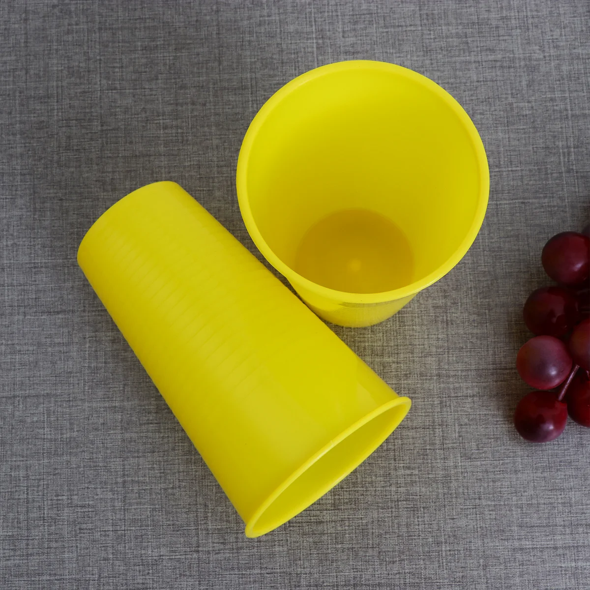 

12 Pcs Plastic Drinking Cup Bulk Coffee Tumblers Drinking Cups Plastic Cups Dishwasher Safe Cups Kids Beer Mug Bathroom Tumblers