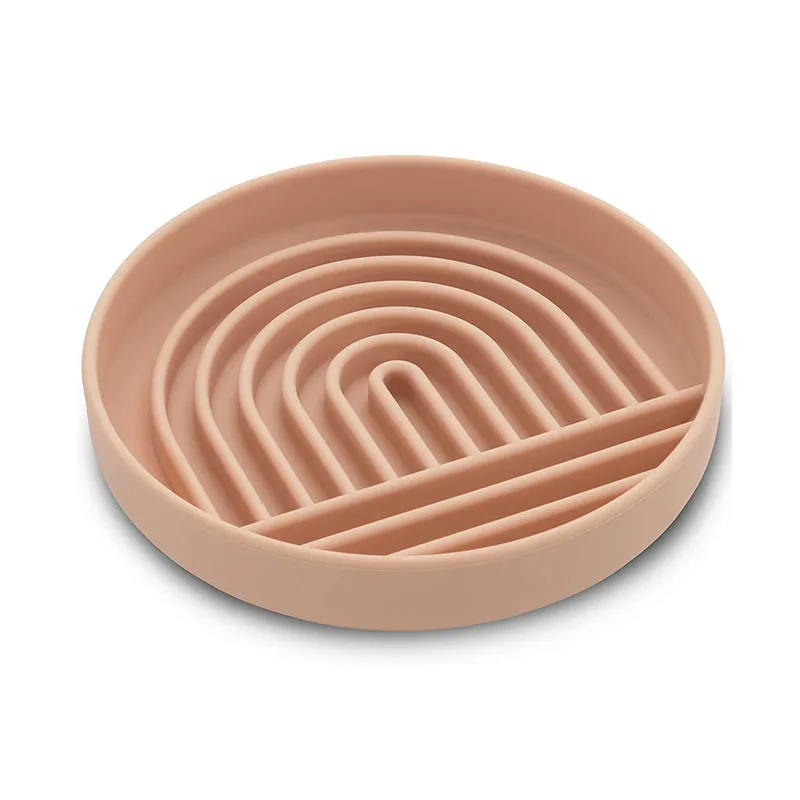 

Food Silicone Prevention Slow Drop Dog New Bowl Food Bowl Bowl Choke Sucker Dog Food Bowl Pet Silicone Anti Dog Bowl Set Slow