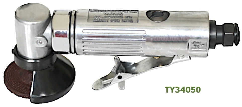Фото TY34050 Tarboya 2 In. Угловая шлифовальная машина/отрезной инструмент для резки и шлифовки 2-дюймовых заготовок с самоблокирующимся дросселем для повышенной безопасности №2