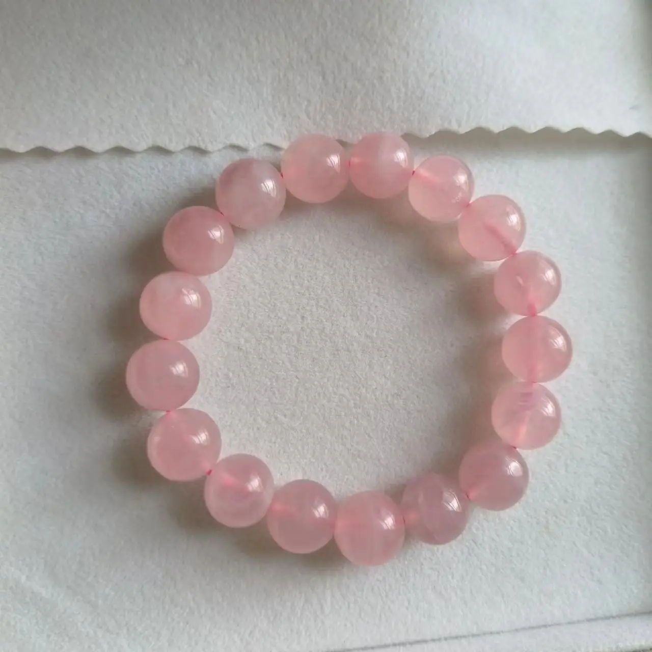 1pcs/lot Natural Pink Crystal Bracelet single circle bead antique accessories Gift Ladies Jewelry accessories gem jewelry amulet