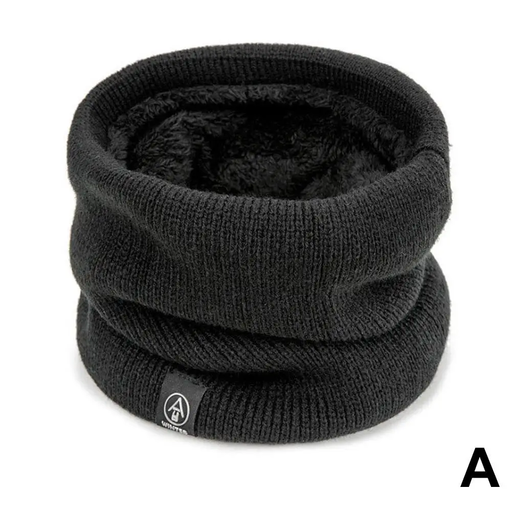 Зимний плюшевый глушитель шерстяной вязаный чехол на шею модный цветной