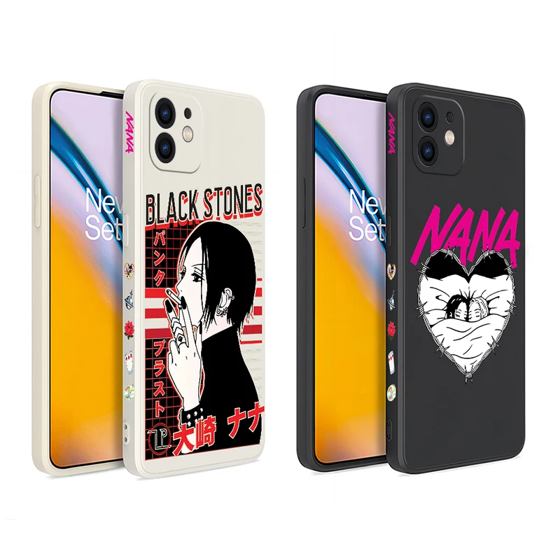 

Nana Osaki Anime Phone Case For iPhone 14 13 12 11 Pro Max Mini X XR XSMAX SE20 8 7 Plus 6 6SPlus Silicone Cover