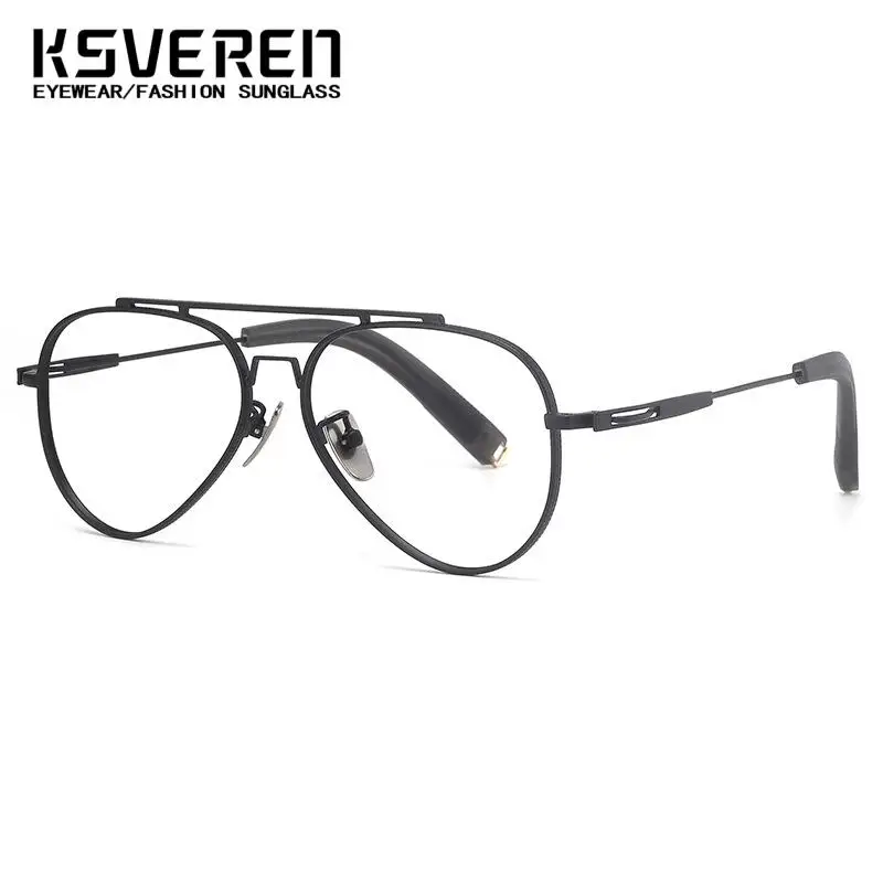 2024 новые модные очки-авиаторы винтажные титановые очки для чтения роскошная