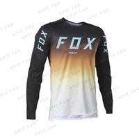 2022 mx mens summer long sleeved downhill mtb mountain bike cycling jersey breathable designer clothes motocross jersey