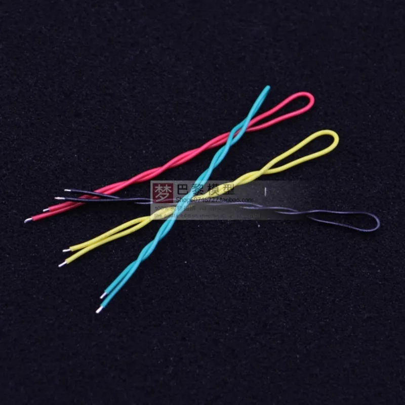 1 шт./2 шт. 28AWG/15 мм силиконовый провод желтый/зеленый/черный/красный кабель для RC FPV