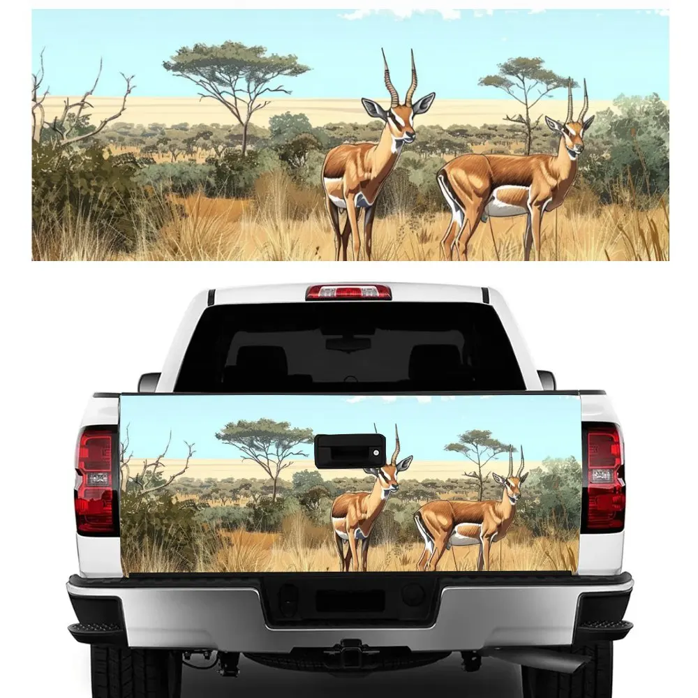 Зоопарк животное антилопа принт автомобиль хвост багажник защита Vinly наклейка