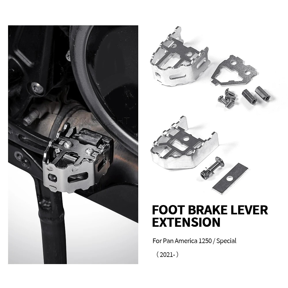

Motorcycle Accessories Foot Brake Lever Extension RA1250 Enlarge Extender For RA1250 PA1250 Pan America 1250 S Special 2021-