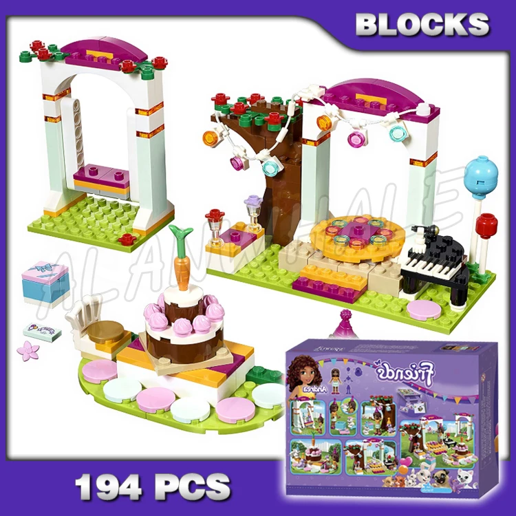 

194 шт., Детский конструктор «Сад»