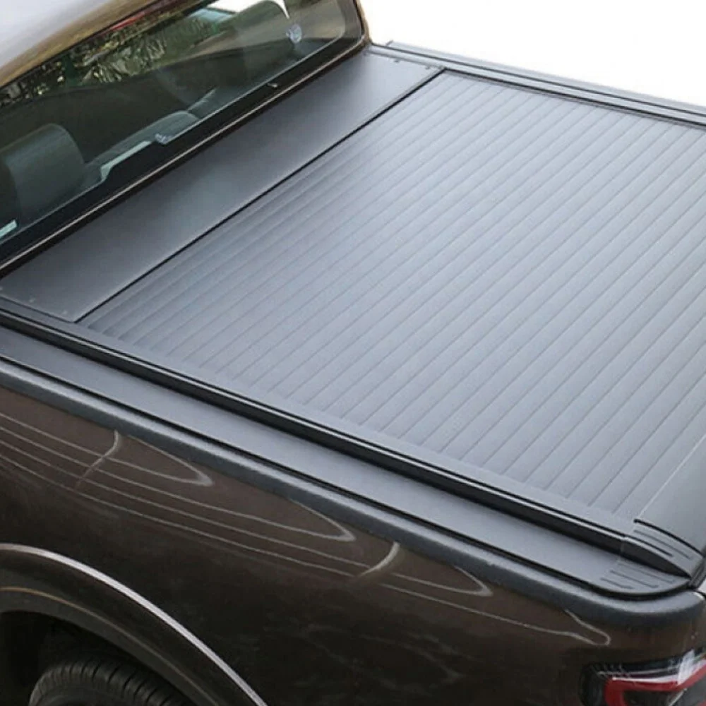 

Factory wholesale price 4x4 pickup truck roller lid with lock and led light trunk top canopy for ford f150