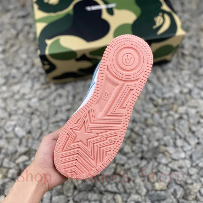 A Bathing Ape Sta Leisure outdoor skateboarding shoes Sport Sneakers Skateboarding Shoes Women Running Shoes Air Max Shoes 36-45