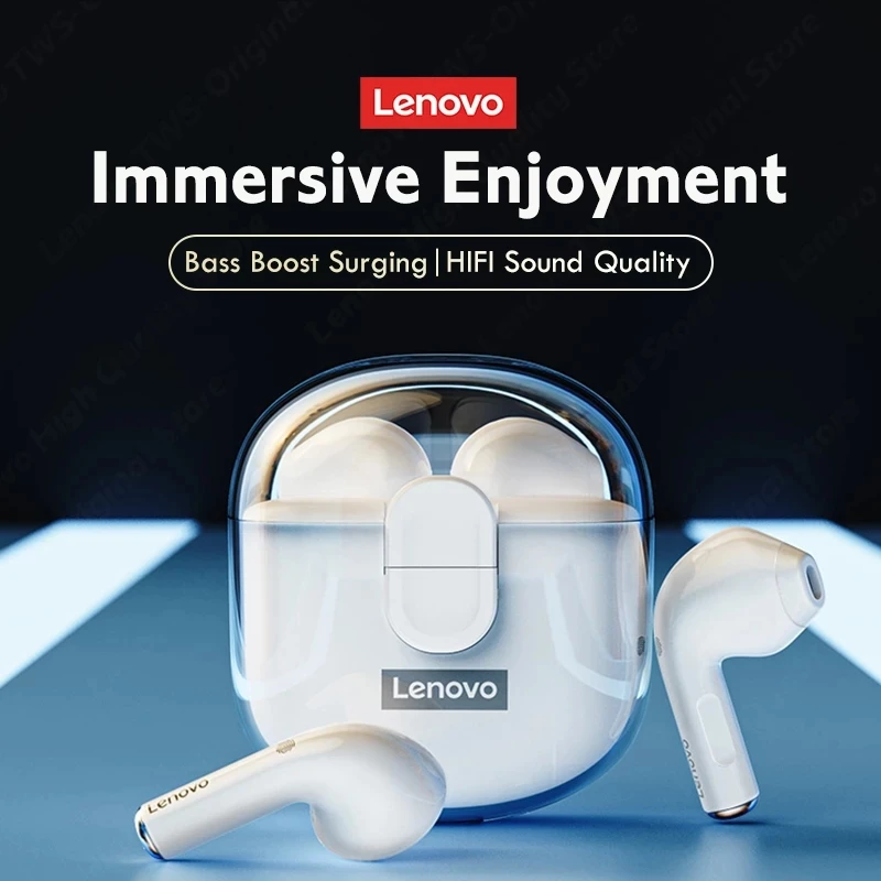 

Новые беспроводные наушники Lenovo LP12, Bluetooth 5,1, наушники с шумоподавлением, с двойным микрофоном, с сенсорным управлением, Hi-Fi музыкальные науш...