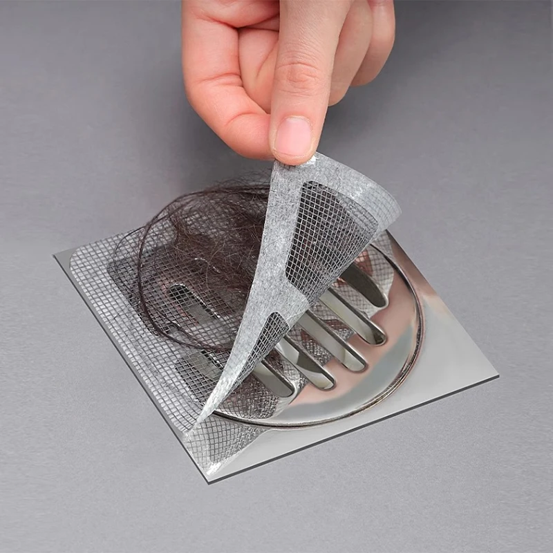 Одноразовые ловушки для волос душа напольная раковина фильтр сетчатые наклейки