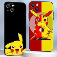 pok%c3%a9mon pikachu phone cases for iphone 11 12 pro max 6s 7 8 plus xs max 12 13 mini x xr se 2020 coque back cover soft tpu