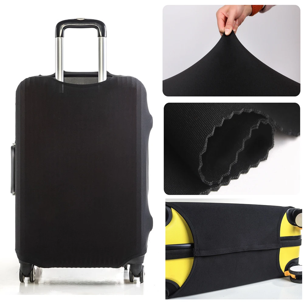 Teeth Print Luggage Cover Thicker Elastic Suitcase Cover Protector Apply To 18''-28'' Suitcase Cover Travel Accessories Luggage images - 6