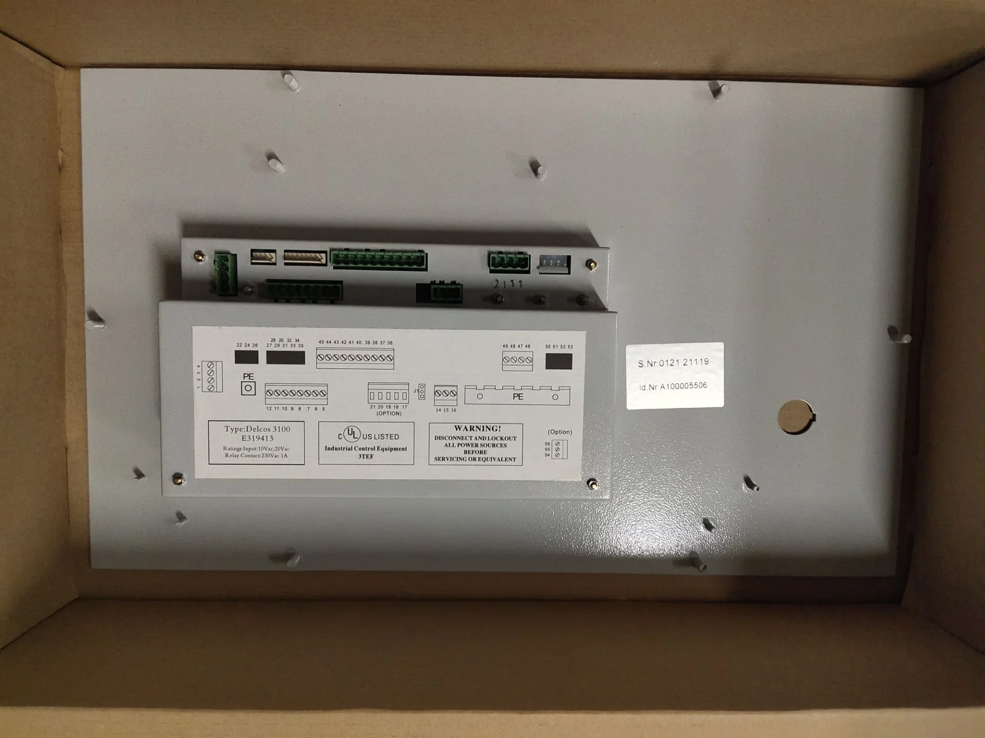 Лучшая цена ES3100 Детали воздушного компрессора Панель контроллера Elektronikon Delcos3100