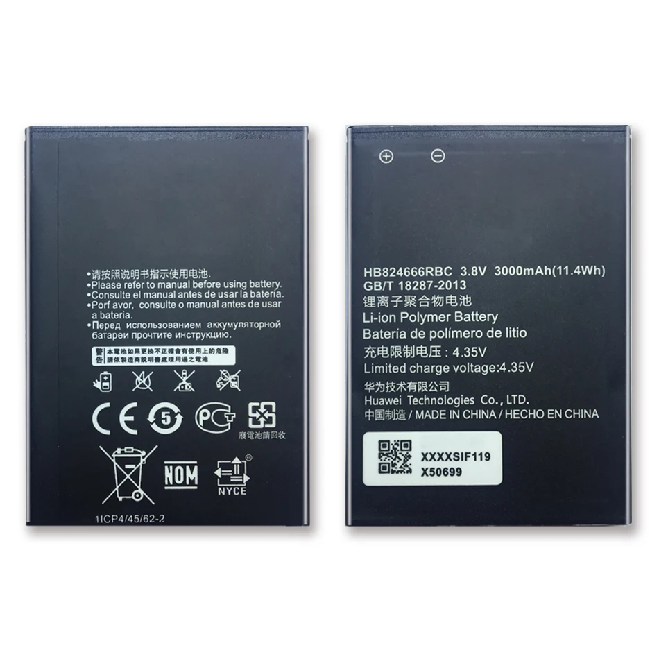 Для Huawei E5577 E5577Bs-937 E5577s-321 сменный аккумулятор HB824666RBC 3000 мАч с Трек-кодом