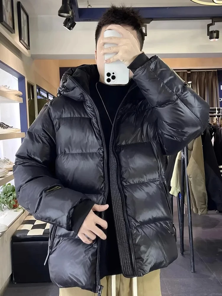 2024 новая зимняя утолщенная куртка на хлопковой подкладке мужская модная