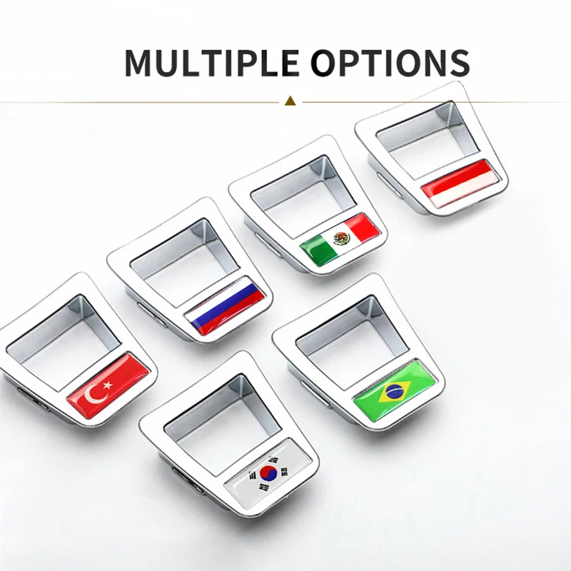 Автомобильные эмблемы флаг украшение на руль наклейка чехол для VW GOLF 7 MK7 POLO PASSAT B7