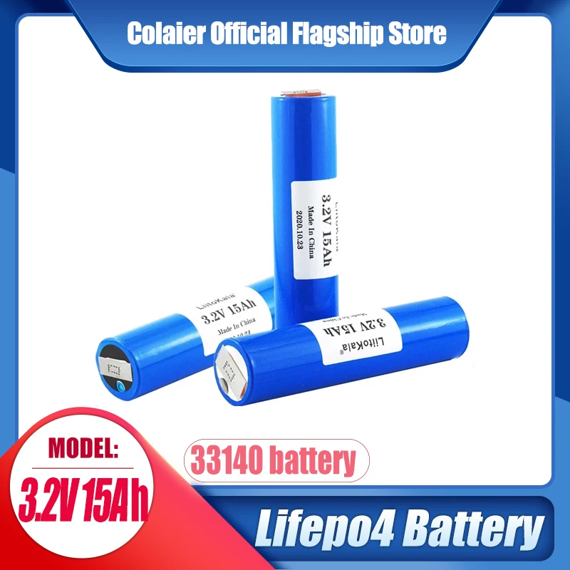 

1-6 шт., литиевые аккумуляторы Colaier 33140, 3,2 в, 15 Ач, 3,2 В