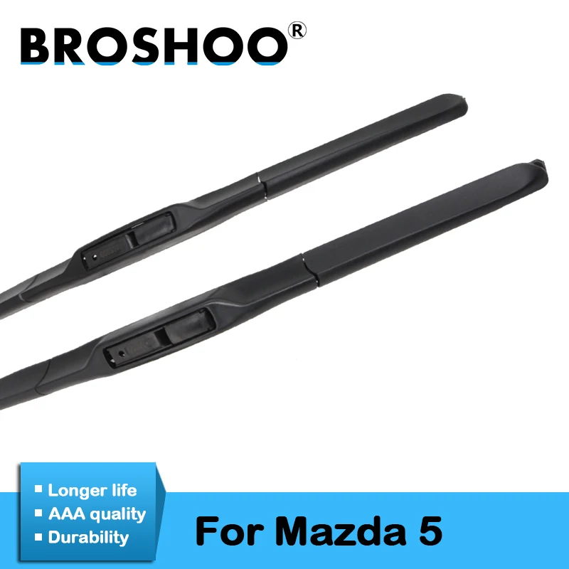 

BROSHOO Auto Wipers Blade For Mazda 5 26"&16",Fit Standard Hook Arms 2005 2006 2007 2008 2009 2010 2011 2012 2013 2014 2015 2016