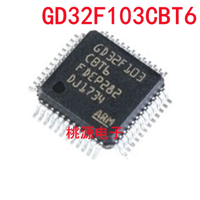 

1-10 шт., оригинальный микроконтроллер GD32F103CBT6, 32 бит
