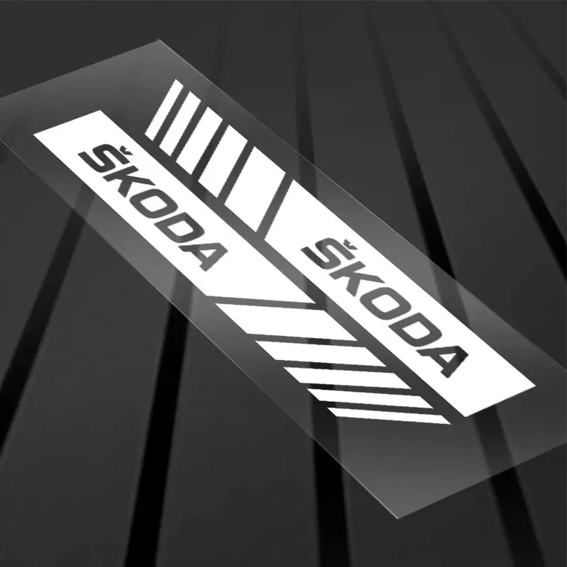 

2 шт. автомобильный Стайлинг зеркало заднего вида наклейка декоративный значок для skoda OCTAVIA RS FABIA KAMIQ KAROQ KODIAQ RAPID SCALA SUPERB