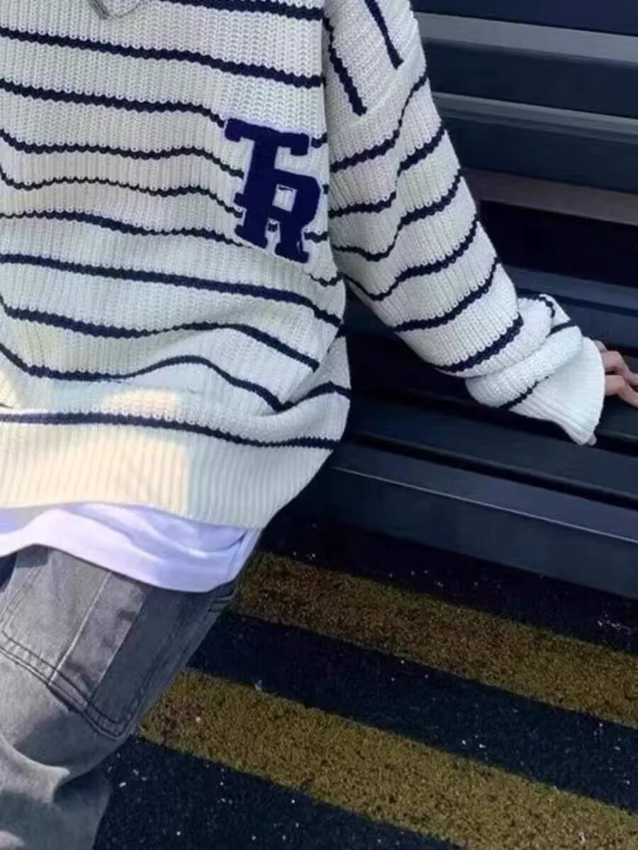 Новое поступление 2025 трендовый свитер крутой повседневный уличный женский