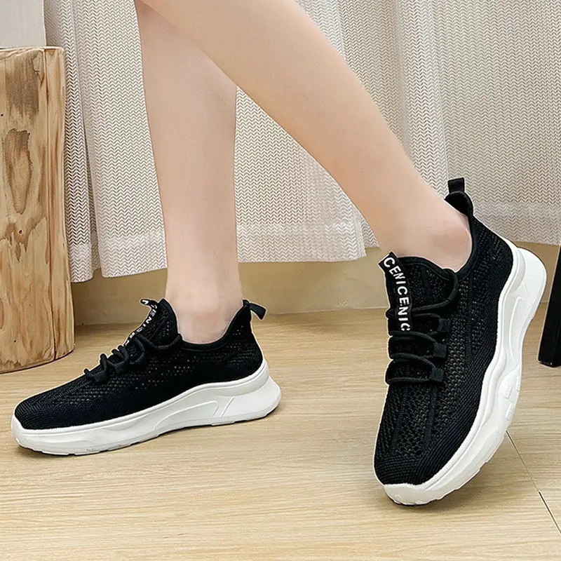 Hot Sale 2023 New Summer Mesh Sports Shoes For Women Fashion Light Causal Breathable Sneakers Female Designer Zapatos De Mujer