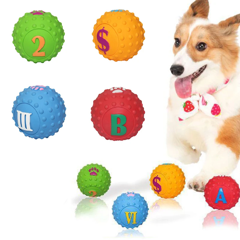 Elastic Ball To Prevent Dog From Destroying Things Bite-resistant Pet Dog Toy Rubber Ball Dog Training Supply Dogs Toys