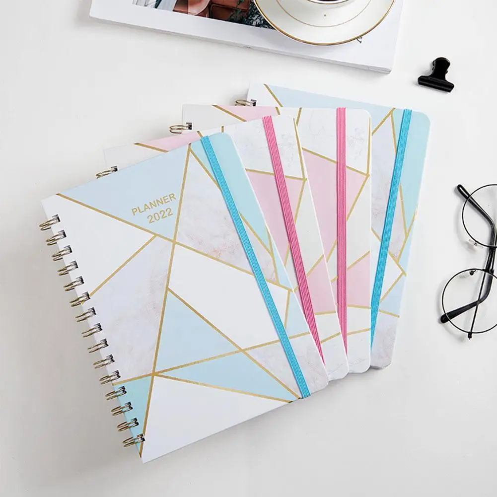 

Блокнот-планировщик на 2022 год, А5, Еженедельный планировщик, планировщик для привычки к цели, блокнот для школьных канцелярских принадлежно...