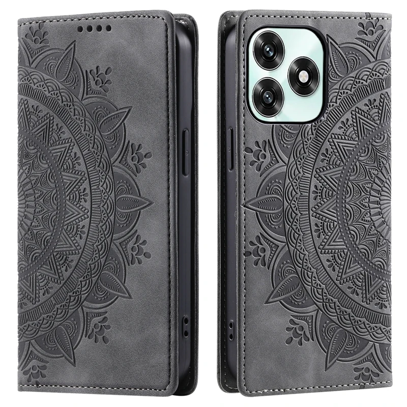 Фото Чехол Pop For Honor X5C Plus, кожаный чехол-мандала для Honor X5C Plus NLA-LX1, чехол HonorX5C X 5C, магнитный флип-чехол Fun №1