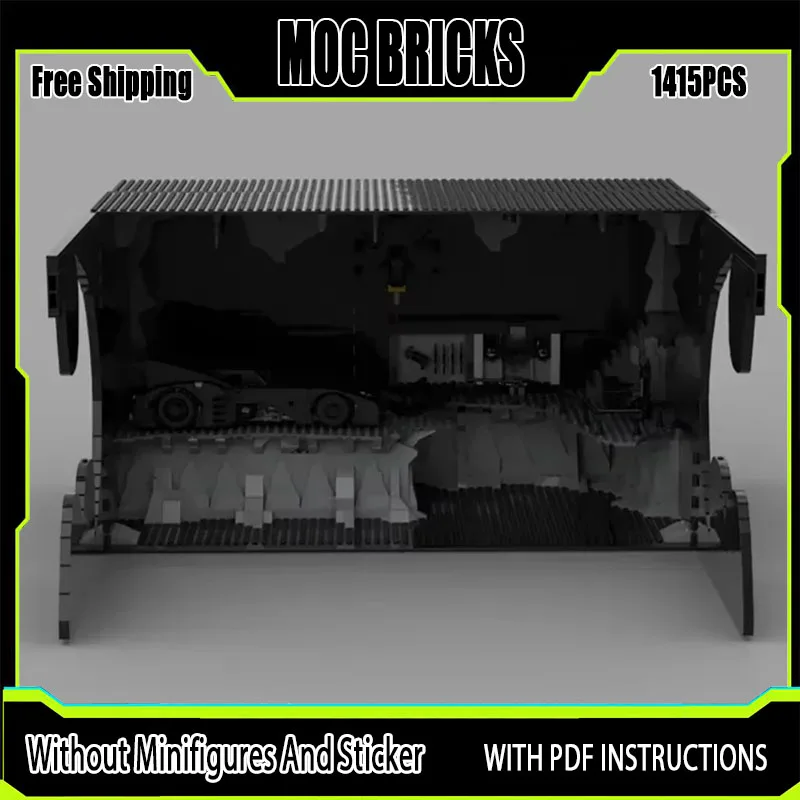 Hero Movie YcMoc BatCave Shadowbox Redux модель конструктор 14+