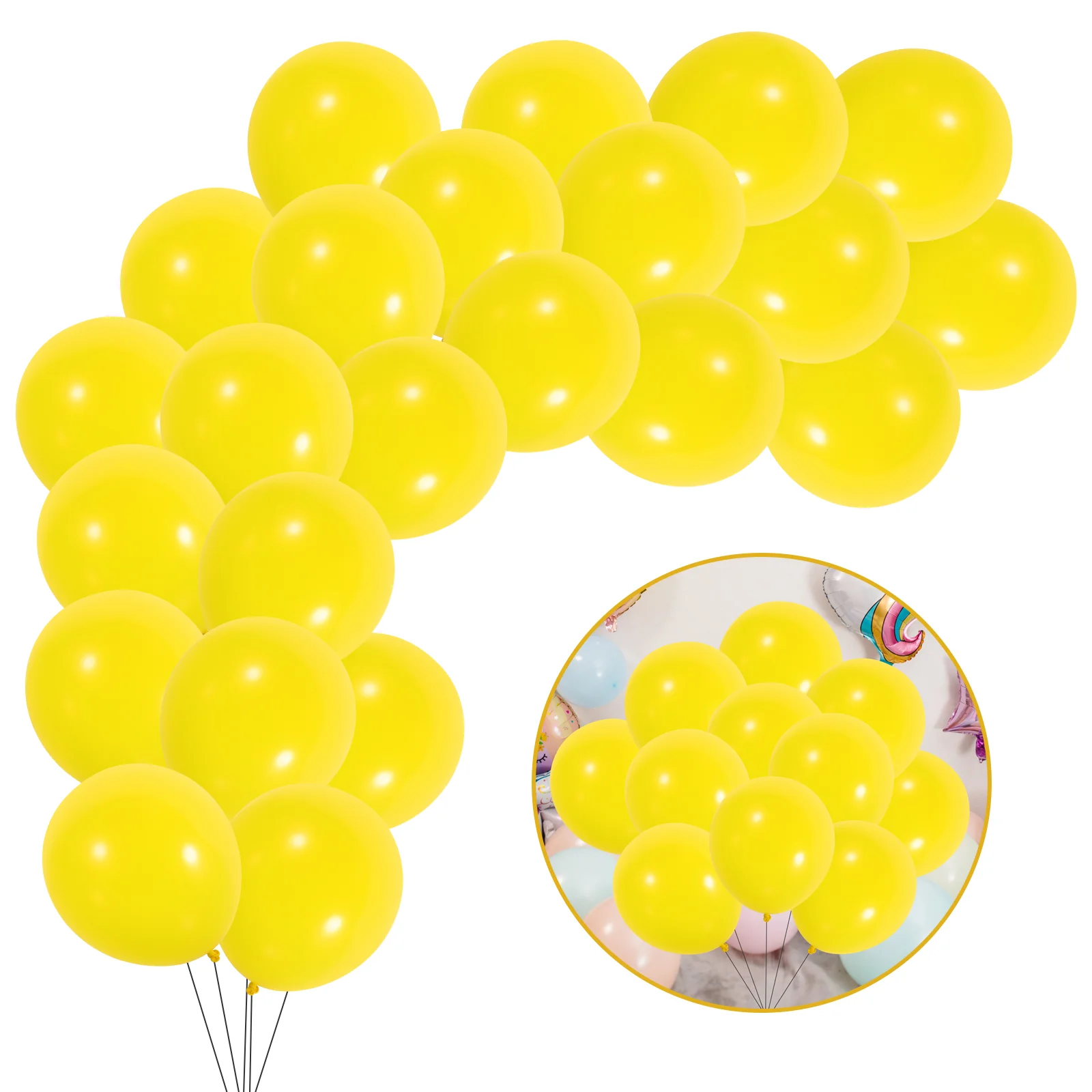 

100 Pcs Balloon Kids Ornaments Birthday Party Decorations Latex Balloons Round Photo Prop Festival Emulsion Wedding Kit Child