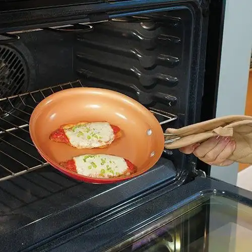 

Lovely Red Copper 12" PAN,Single Pack - Perfect Cookware for Your Kitchen!