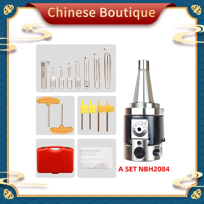 

NBH2084 Boring Head Boring Tool Suit Boring Head NBH BT30 BT40 BT50 NT30 NT40 NT50 R8 Tool Holder Boring Bar Boring Tool Set